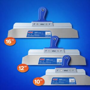 professionele plamuurmes – 3 maten (10 / 12 / 16 inch)