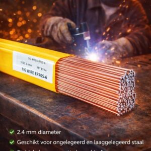 TIG Lasdraad ER70S-6 – 2.4 mm (5 kg)