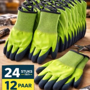 Werkhandschoenen Set – 24 Stuks (12 Paar)