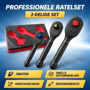 professionele ratelset – 3 delige set in verschillende maten