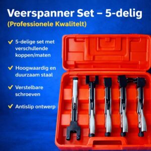 Veerspanner Set – 5-delig