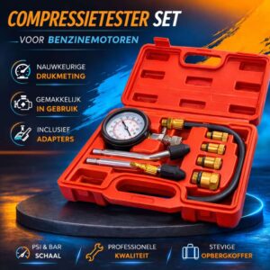 motor compressie tester set