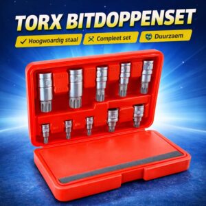 Torx Bitdoppenset M4–M18