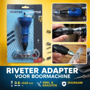 maak van elke boormachine een krachtige rivet tool