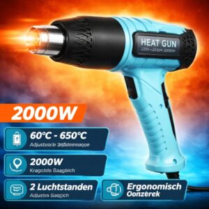 professionele heteluchtpistool van 2000W